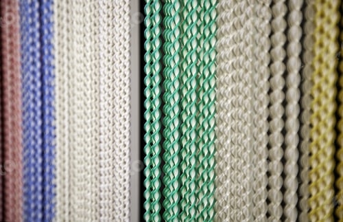 Preview: Colored Rubber Curtains On The Door, Decoration And Protection