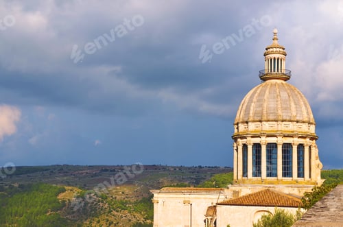 Preview: The Dome Of Saint George Ragusa Sicily Italy