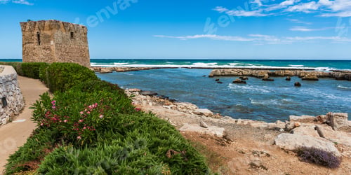 Preview: Enchanted Sea. Boats In The Bay Of The Abbey Of San Vito