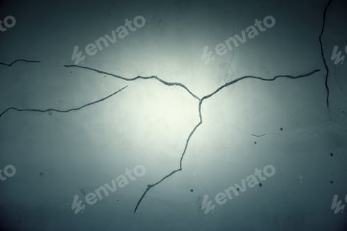 Preview: Broken Wall In Urban Street, Construction And Architecture