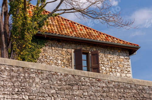 Preview: Grenoble. Traditional French House.