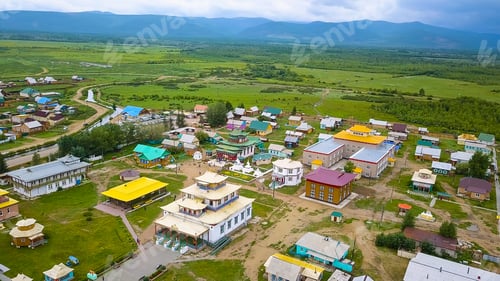 Preview: Ivolginsky Datsan. Buddhist Temple Located In Buryatia, Russia. Was Opened In 1945 As The Buddhist