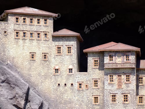 Preview: Old Houses In The Mountain Rocks