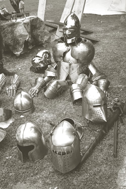 Preview: Medieval Helmets Made Of Steel And Iron, History