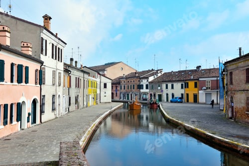 Preview: Small Italian Town Comacchio Also Known As "The Little Venice", Emilia Romagna Region, Province Of
