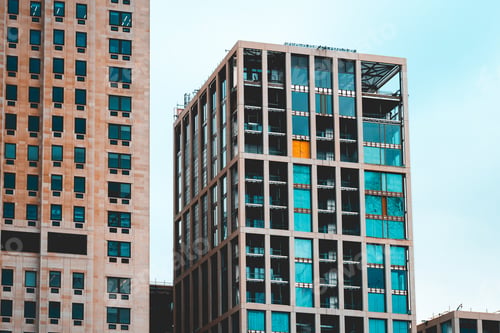 Preview: Colorful Business Skyscraper At London