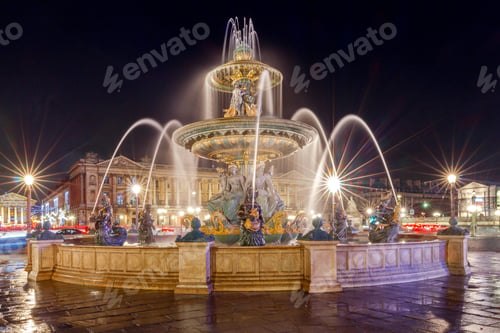 Preview: Paris. Place De La Concorde At Night.