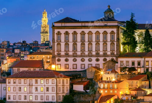 Preview: Porto. Aerial View Of The City At Dawn.