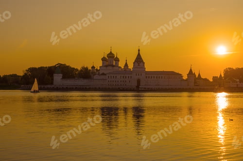 Preview: Sunset At The Ipatievskiy Monastery. Kostroma, Golden Ring Of Russia