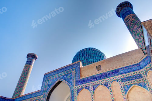 Preview: Gur-E-Amir, Samarkand, Uzbekistan, Hdr Image