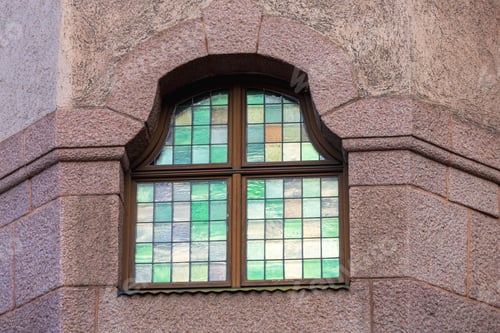 Preview: Colourful Glass Vitrage Mosaic Window Decor Exterior