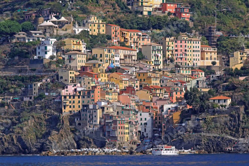 Preview: Colourful Riomaggiore Village Unesco World Heritage Site Italy