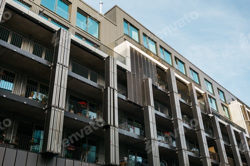 Preview: Futuristic Architecture Of Apartment Building