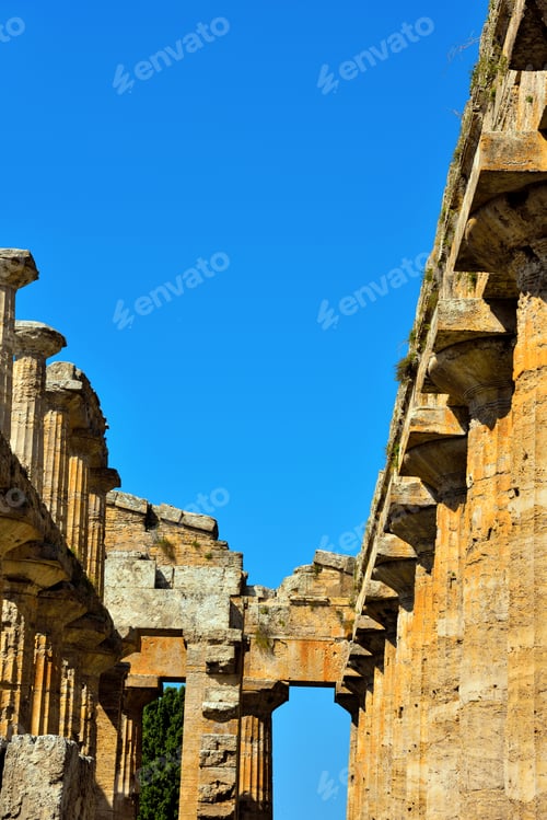 Preview: The Temple Of Neptune It Was Built In The Doric Order Around 460–450 Bc Paestum Italy