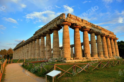 Preview: The Basilica (Also Called Temple Of Hera) Paestum, Italy