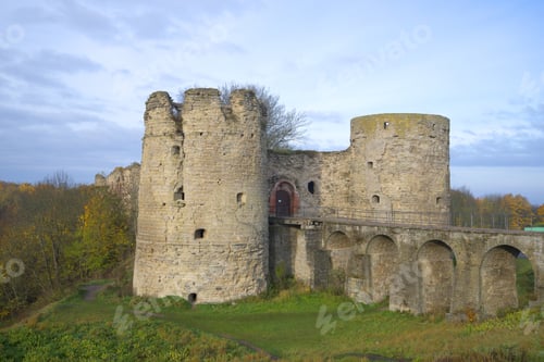 Preview: Autumn Day In Koporskaya Fortress. Leningrad Region, Russia