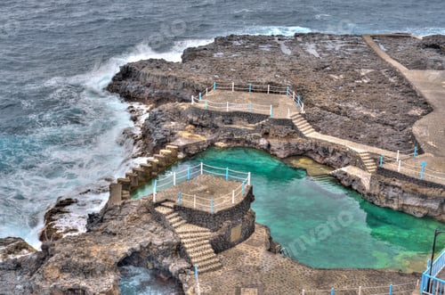 Preview: La Palma Island Coastline, Spain, Hdr Image