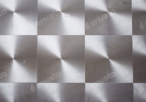 Preview: Wall Metal Industrial Building Square Texture