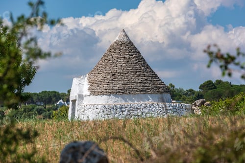 Preview: Trulli In The Itria Valley. Puglia, Italy.
