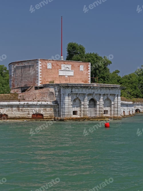 Preview: Fort Sant Andrea At Island In Venice Lagoon Italy