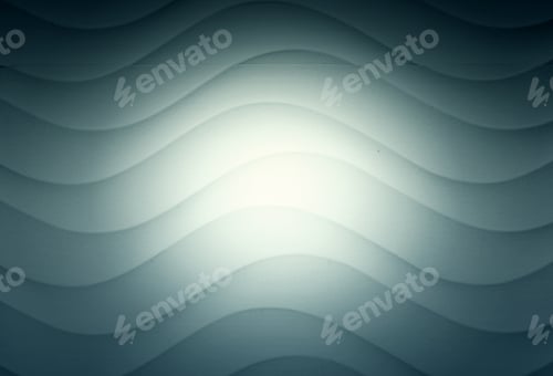 Preview: Waves On White Wall Of Building, Construction