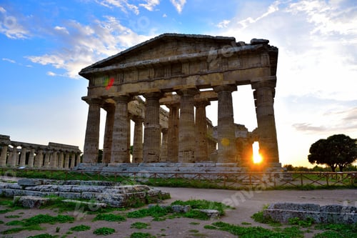 Preview: The Temple Of Neptune It Was Built In The Doric Order Around 460–450 Bc Paestum Italy