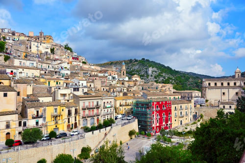Preview: Panorama Of Ragusa Sicily Italy