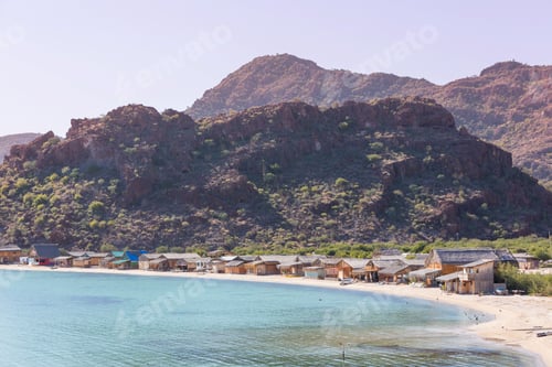 Preview: Beautuful Baja California Landscapes, Mexico. Travel Background, Concept