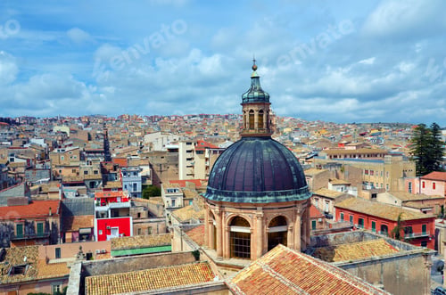 Preview: Panorama Of Ragusa Sicily Italy