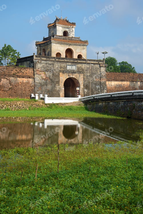 Preview: One Of Ancient Gate With A Bastion Of A Citadel Of The City Of Hue. Vietnam