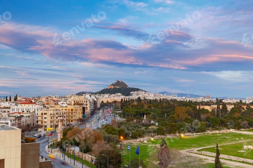 Preview: Athens. Aerial View Of The City.