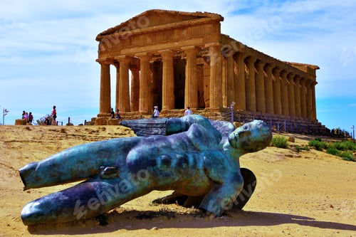 Preview: The Temple Of Concordia Is A Greek Temple Valley Of The Temples Agrigento Sicily Italy