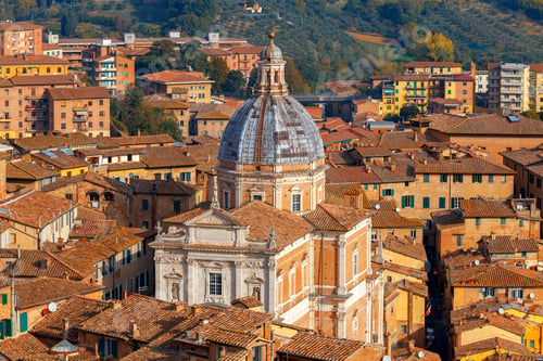 Preview: Siena. Aerial View Of The City.