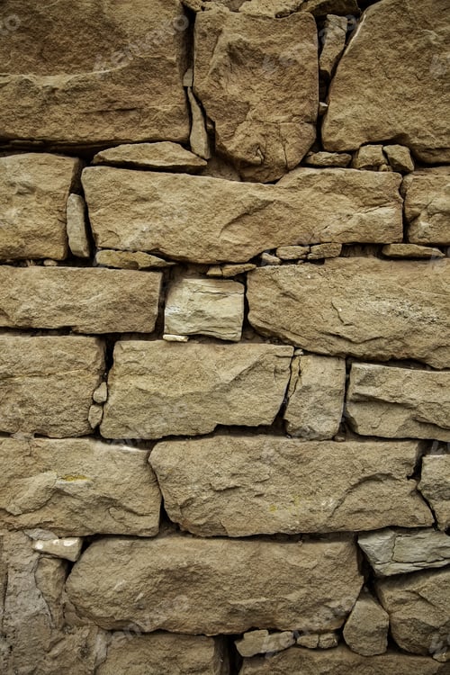 Preview: Textured Stone Wall, Decoration Detail, Facade