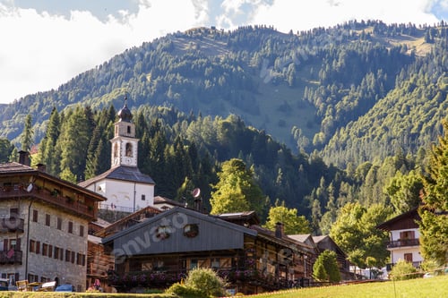 Preview: Typical Houses And Churches Of The Mountain Village Of Sauris