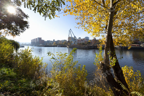 Preview: Autumn Prague Landscape Around The River Vltava, Czech Republic