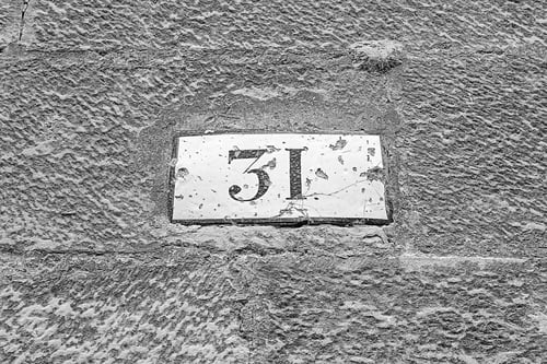 Preview: Number Thirty-One Written On The Front Door, Construction