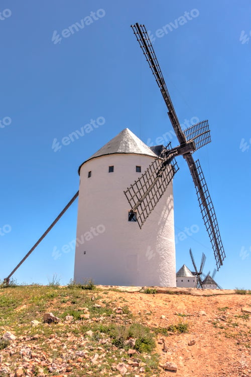 Preview: Windmills In Alcazar De San Juan, Spain