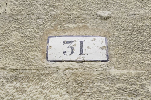 Preview: Number Thirty-One Written On The Front Door, Construction