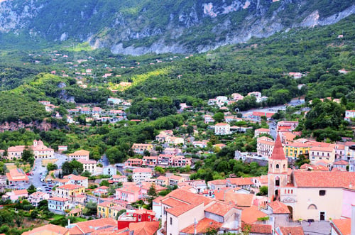 Preview: Panoramic View Of Maratea. Basilicata Italy