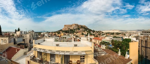 Preview: Cityscape Over Athen On A Warm Day