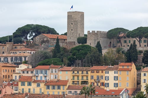 Preview: Fortification Castle Tower In Cannes France