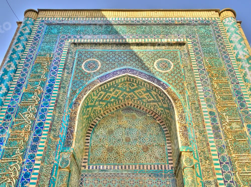 Preview: Shah-I-Zinda, Samarkand, Uzbekistan, Hdr Image