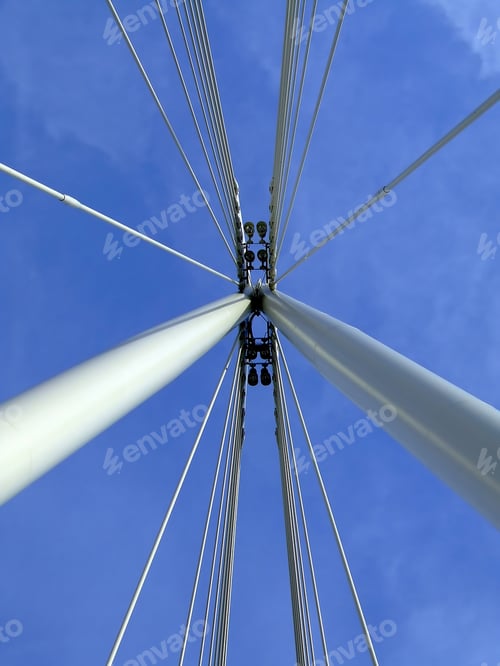 Preview: Look From Down Side To The Magnificent Bridge Architectural Structure