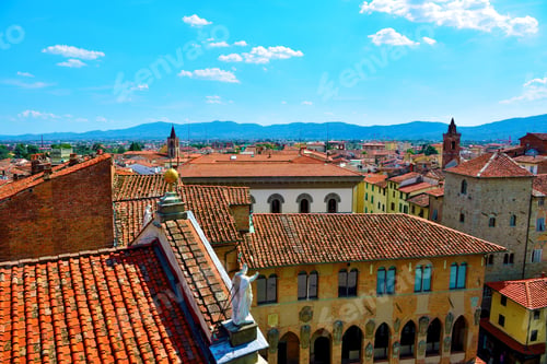 Preview: Panorama On Top Of The Tower Of The Cathedral Of Pistoia