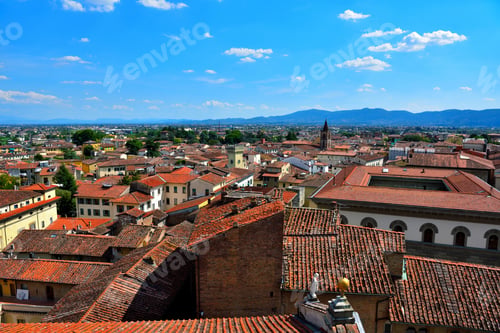 Preview: Panorama On Top Of The Tower Of The Cathedral Of Pistoia