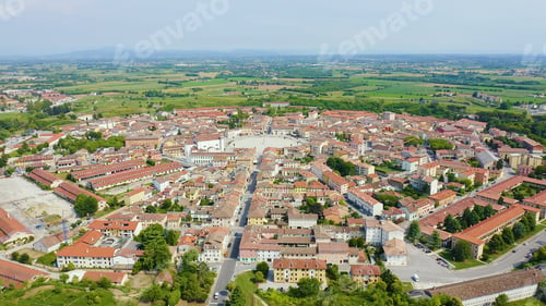 Preview: Palmanova, Udine, Italy. An Exemplary Fortification Project Of Its Time Was Laid Down In 1593