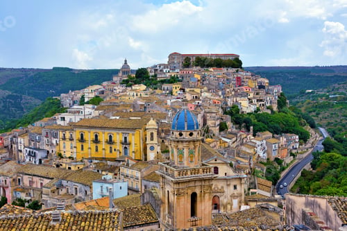 Preview: Panorama Of Ragusa Sicily Italy