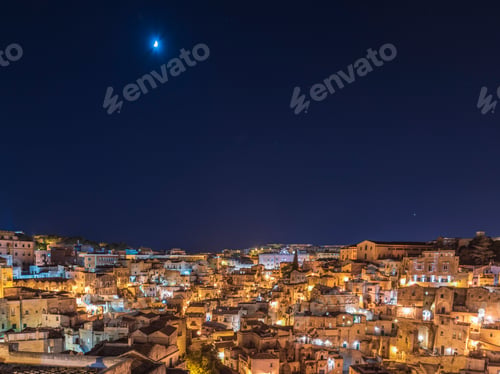 Preview: Sassi Di Matera At Night. European Capital Of Culture.