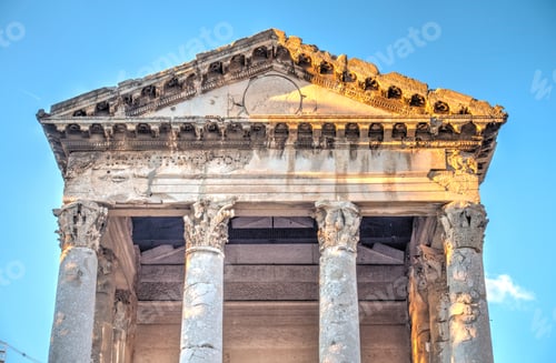 Preview: Roman Landmarks In Pula, Croatia, Hdr Image